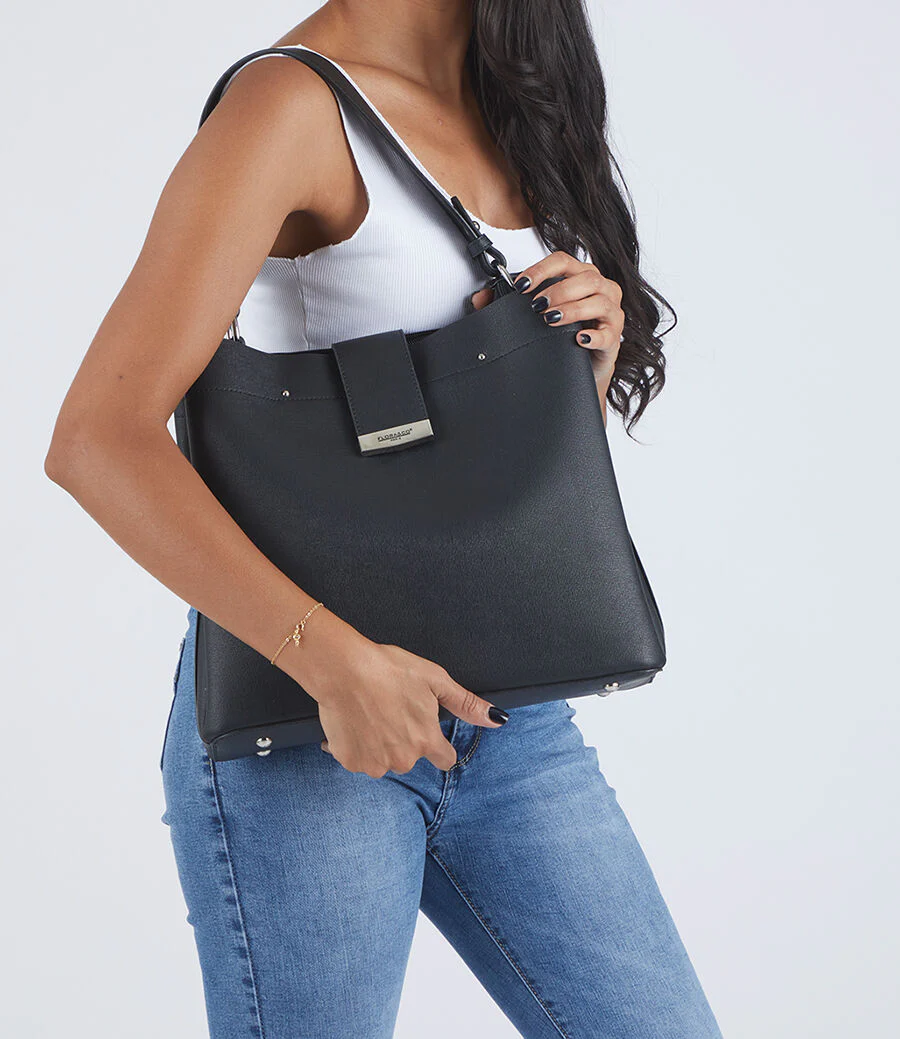 Samantha boodschappentas - Zwart - Image 5