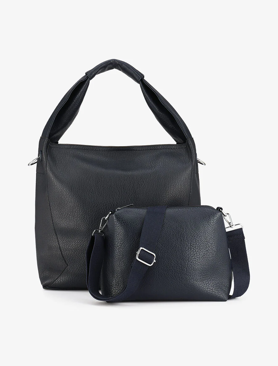 Saïma draagtas en clutch - Marineblauw - Image 5