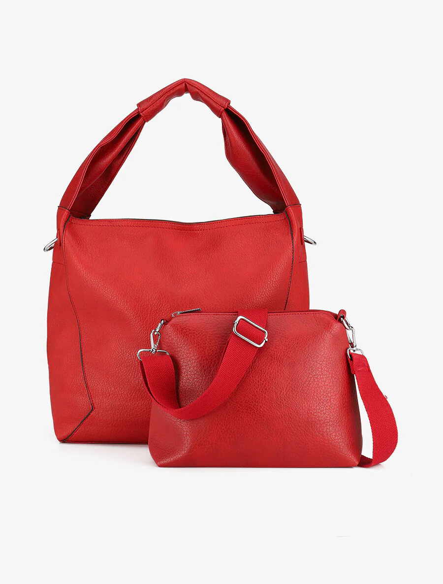 Saïma draagtas en clutch - Rood - Image 5