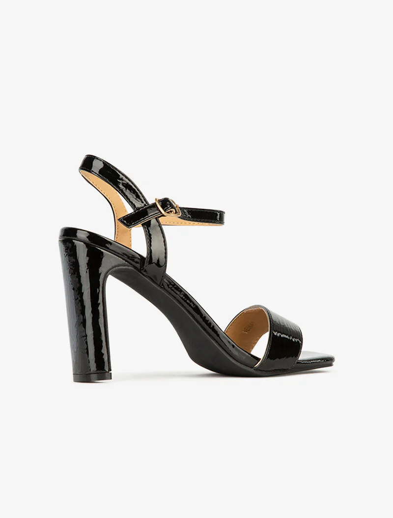 Sandalen met blokhak - zwart - Image 5