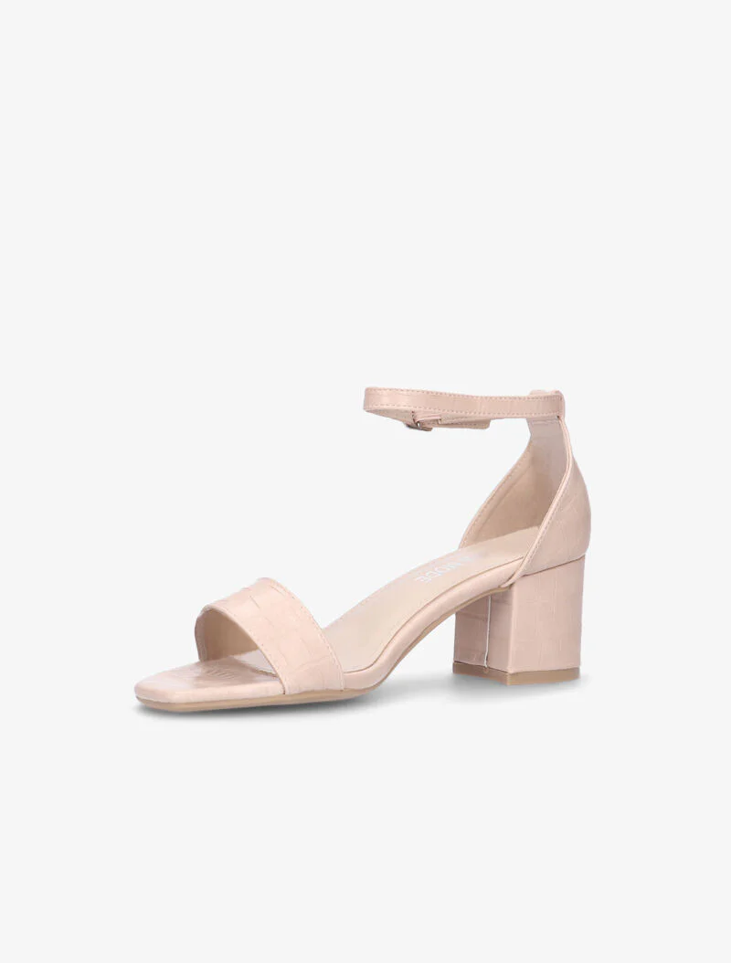 Krokodillenprint sandalen - roze - Image 3