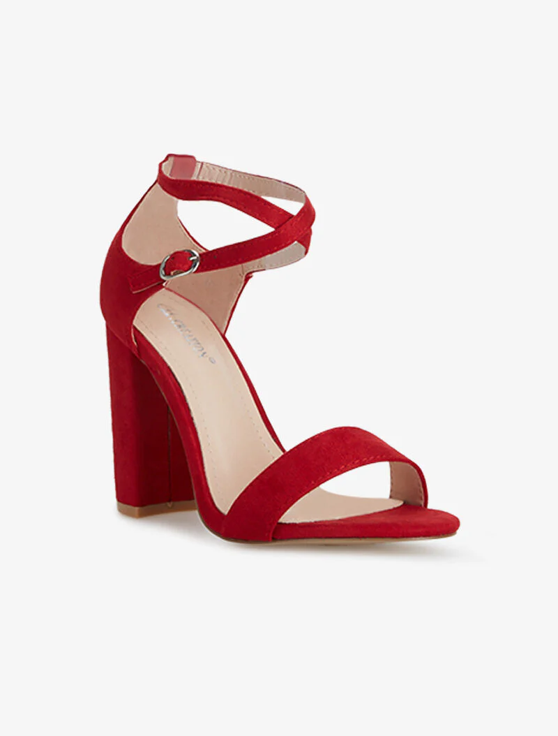 Kruisband sandalen - rood - Image 2