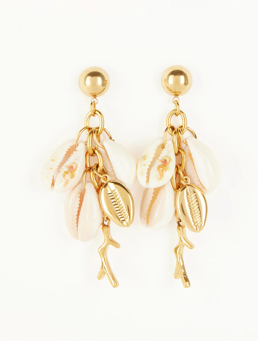 Schelpenoorbellen - Beige - Image 2