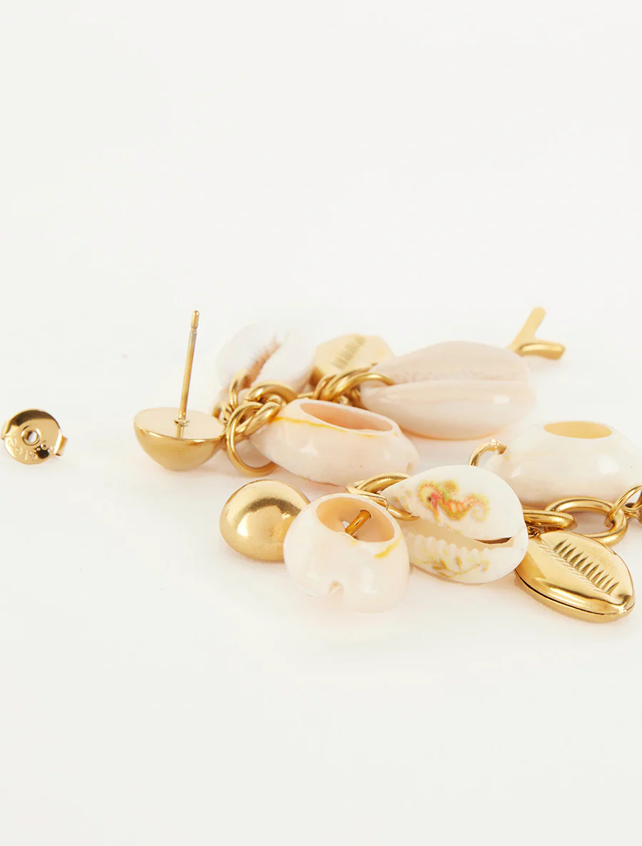Schelpenoorbellen - Beige - Image 3
