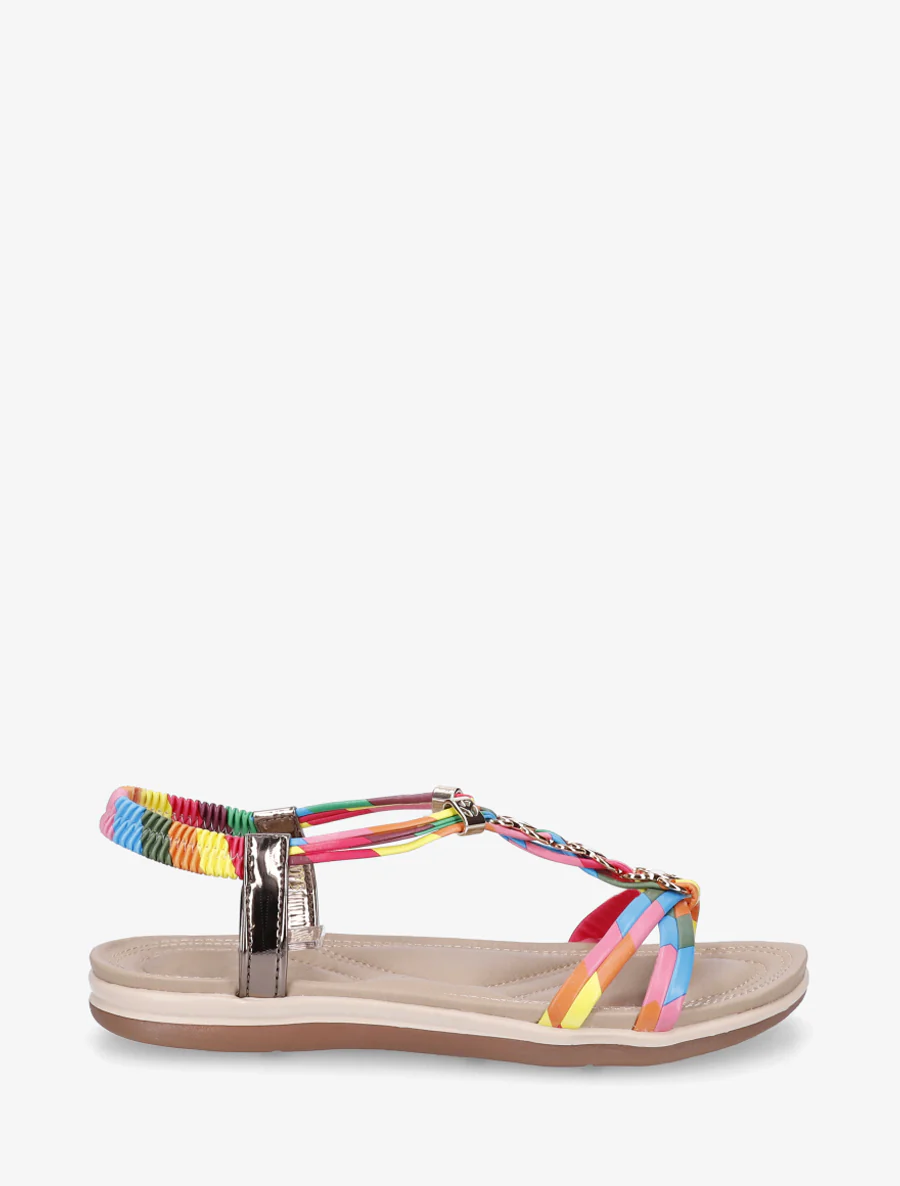 Schoenen met sierlijke inzetstukken - Roos