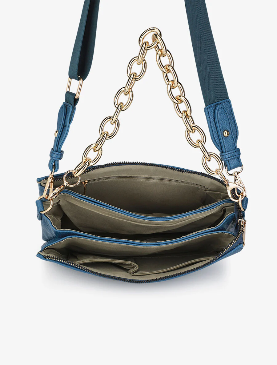 Alana schoudertas - Blauw - Image 6