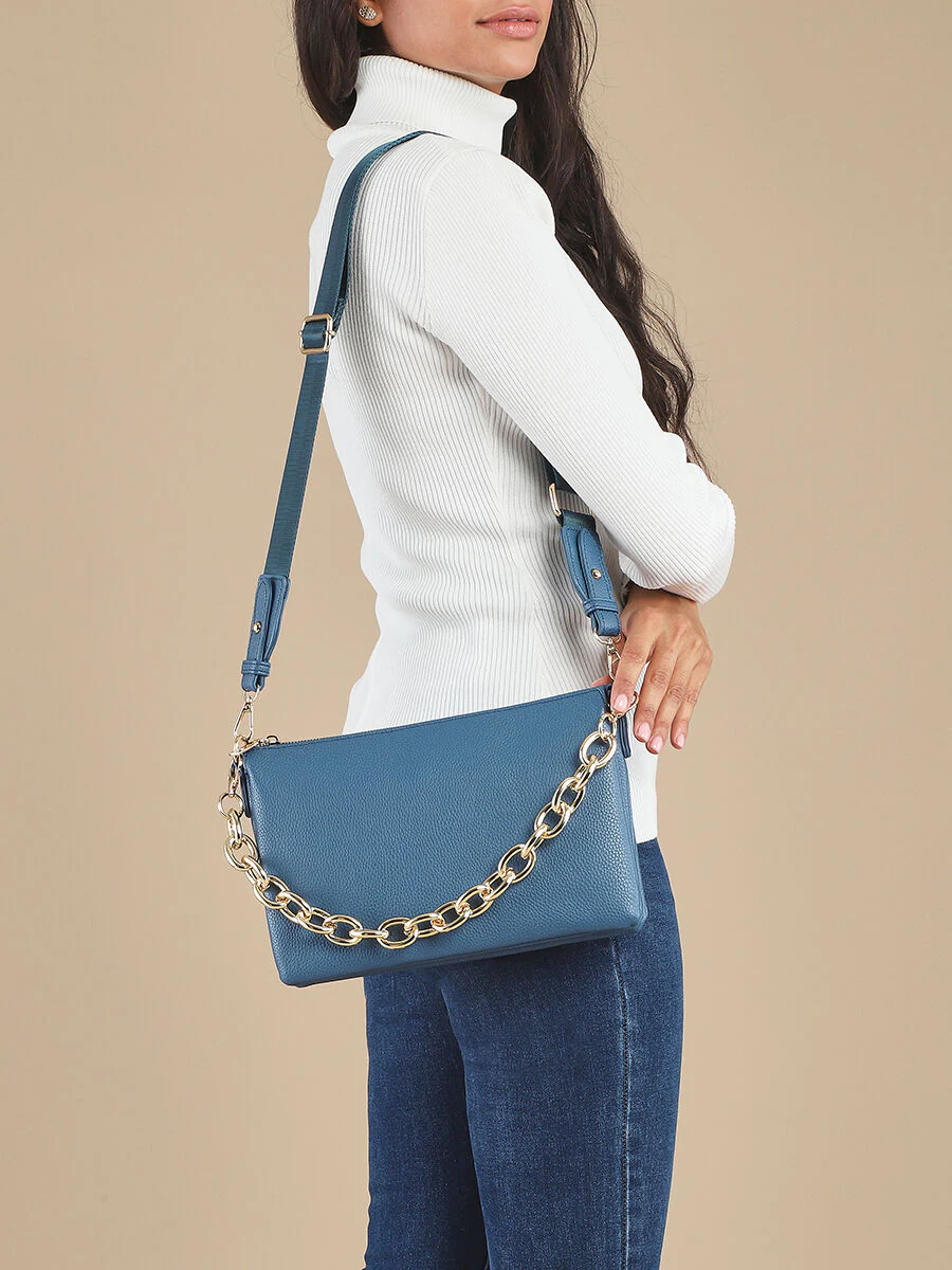 Alana schoudertas - Blauw - Image 7