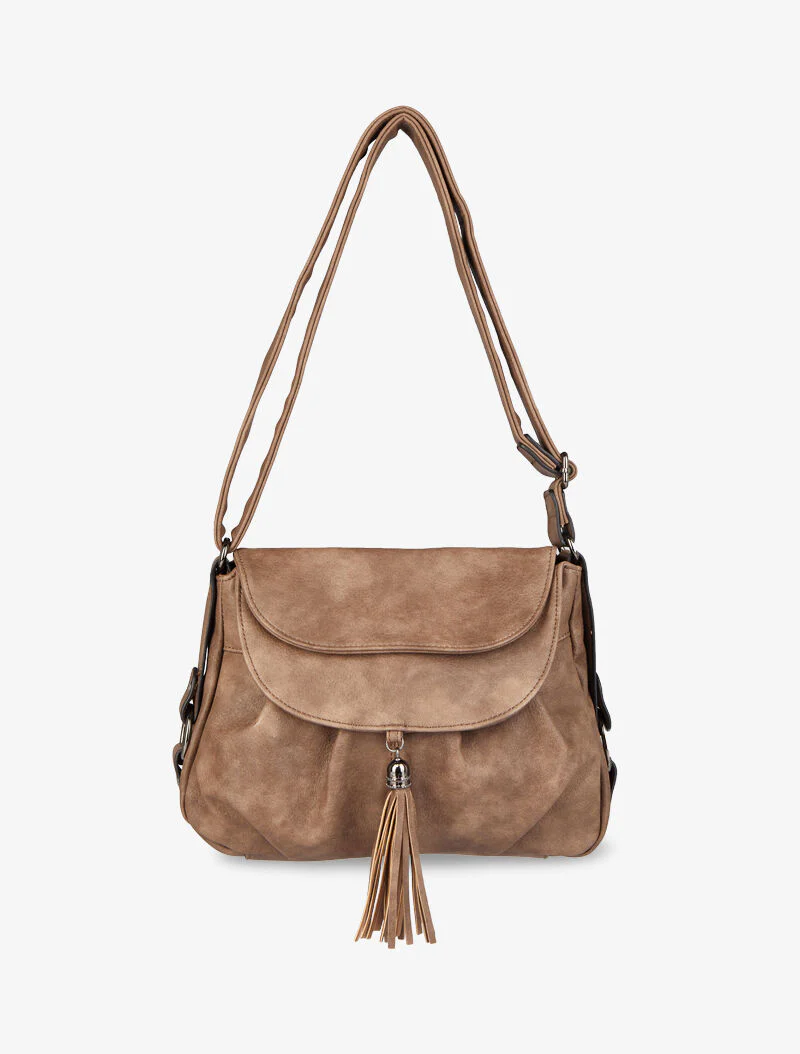 Schoudertas Aline - Taupe