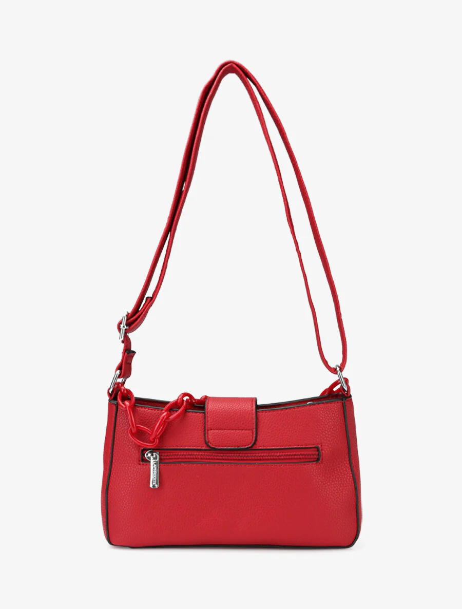 Amandine schoudertas - Rood - Image 3