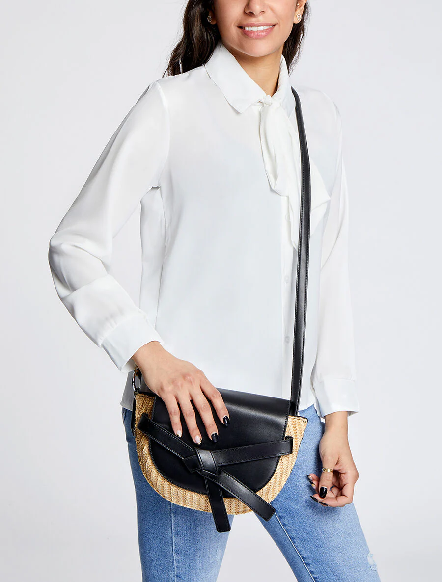 Nolwenn schoudertas - Zwart - Image 5