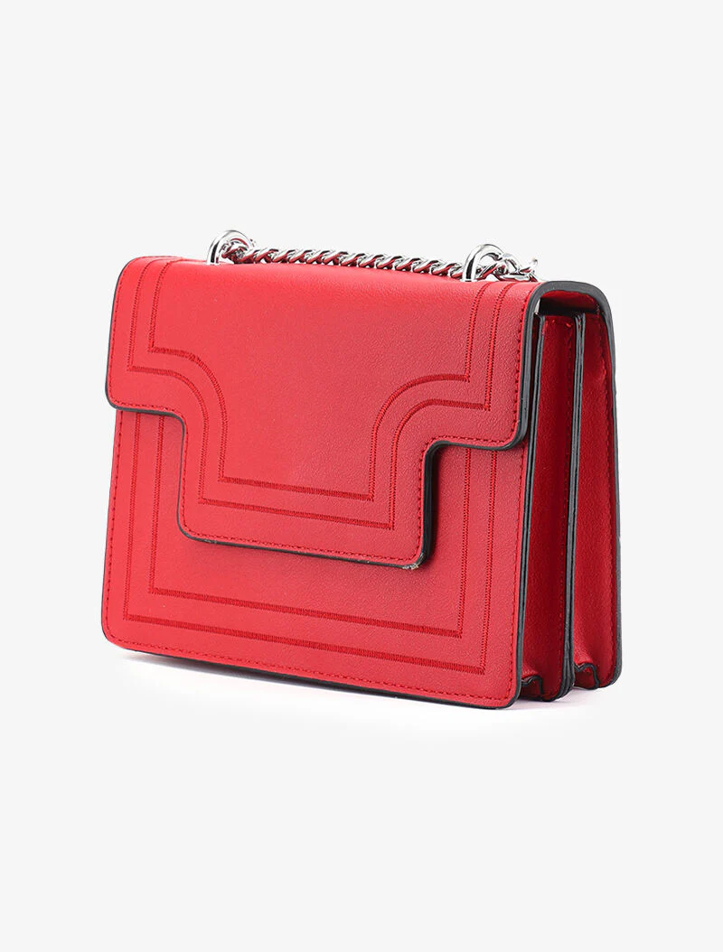 Raissa schoudertas - rood - Image 2