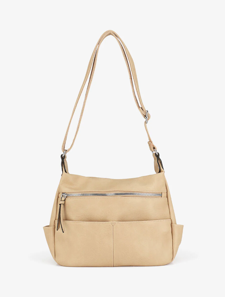 Schoudertas Sarah - taupe