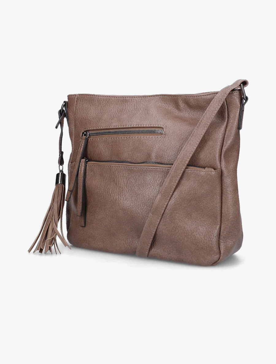 Zoé schoudertas - Taupe - Image 2