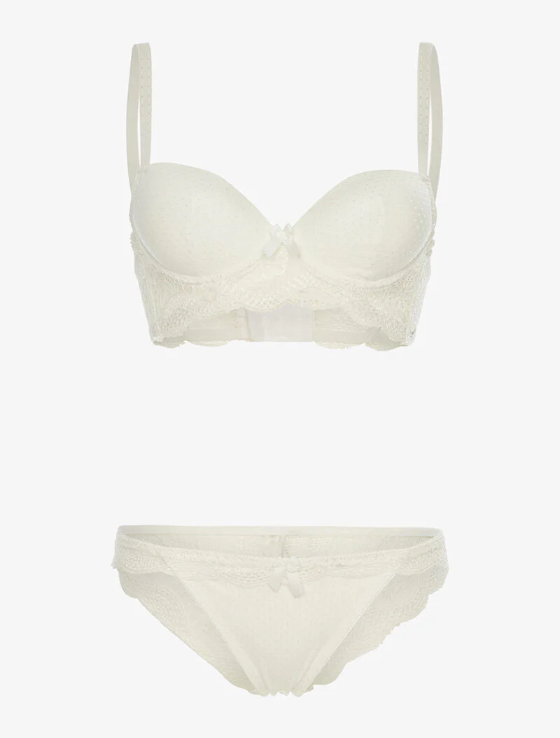 Bustier beha set - écru - ecru