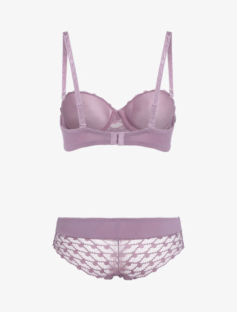 Set met spijkers en riemen - lila - Image 2