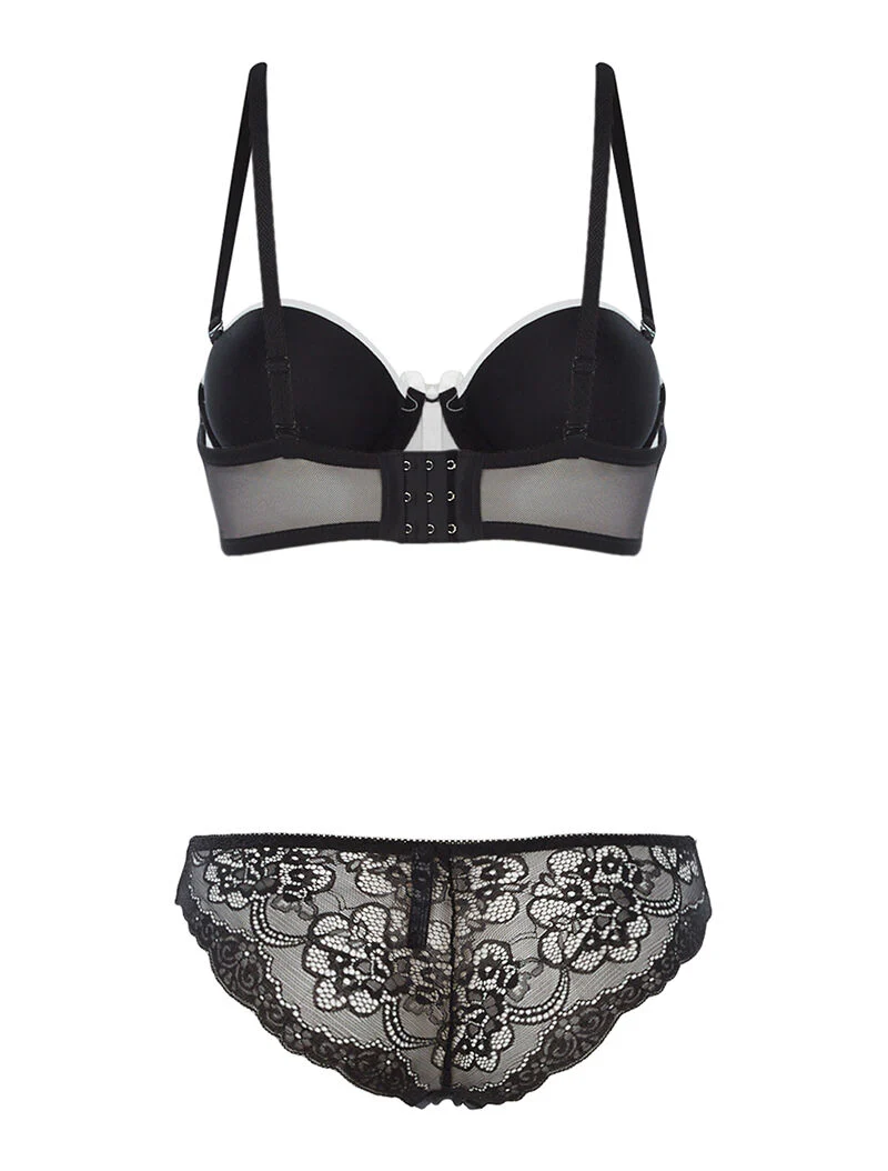 Set SG met mand en slip - zwart/wit - Image 2