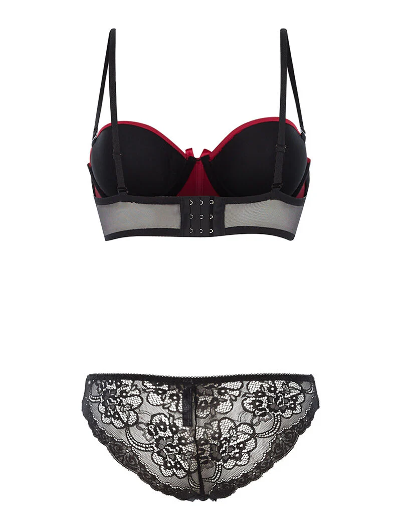 Set SG met mand en slip - zwart/rood - Image 2