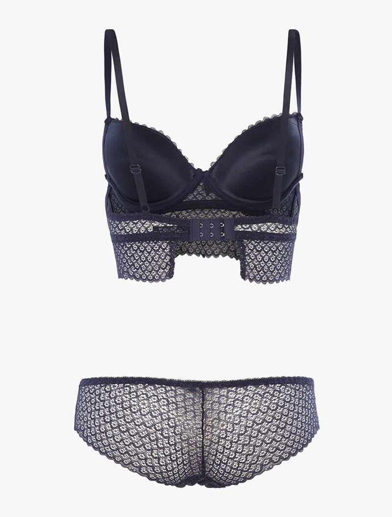 Set SG en kanten shorty golven - marineblauw - Image 2