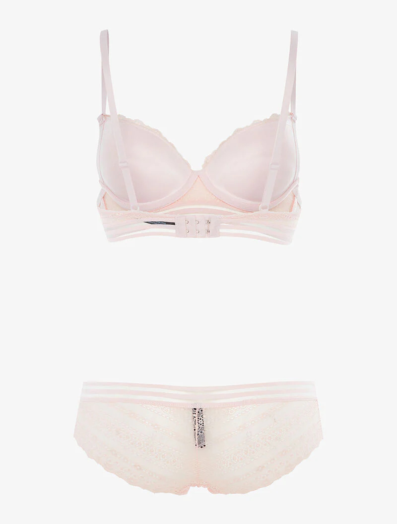 SG set en shorty met grafische lijnen - roze - Image 2