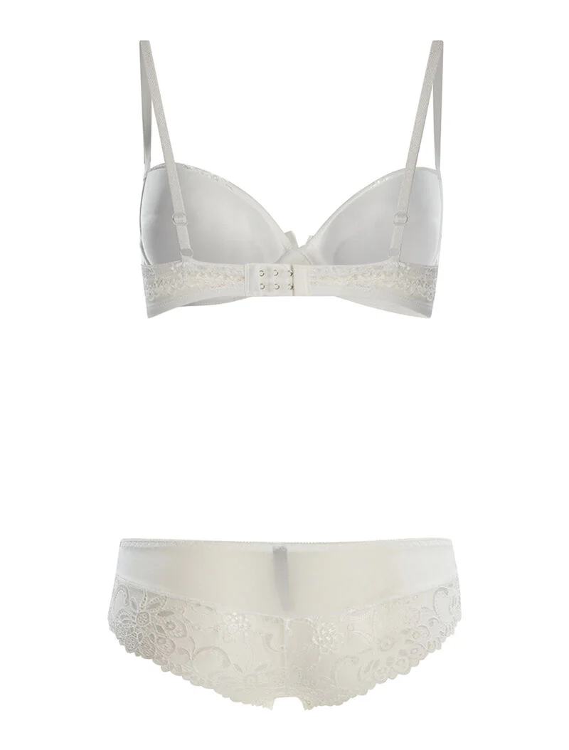 Set SG en slip met kanten rand - wit - Image 2