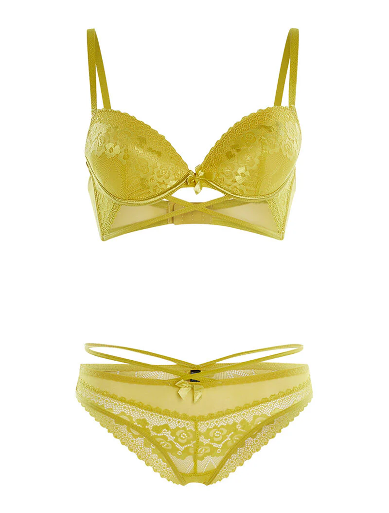 Set SG en slip lace out - anijsgroen