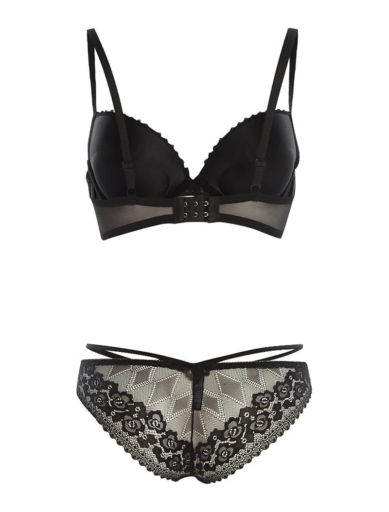 Set SG en slip lace out - zwart - Image 2