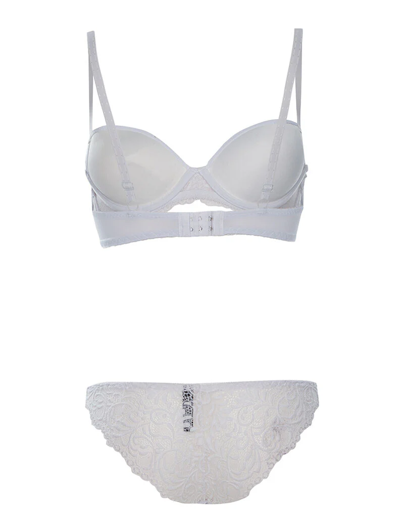 Set SG en slip met kanten rand - wit - Image 2