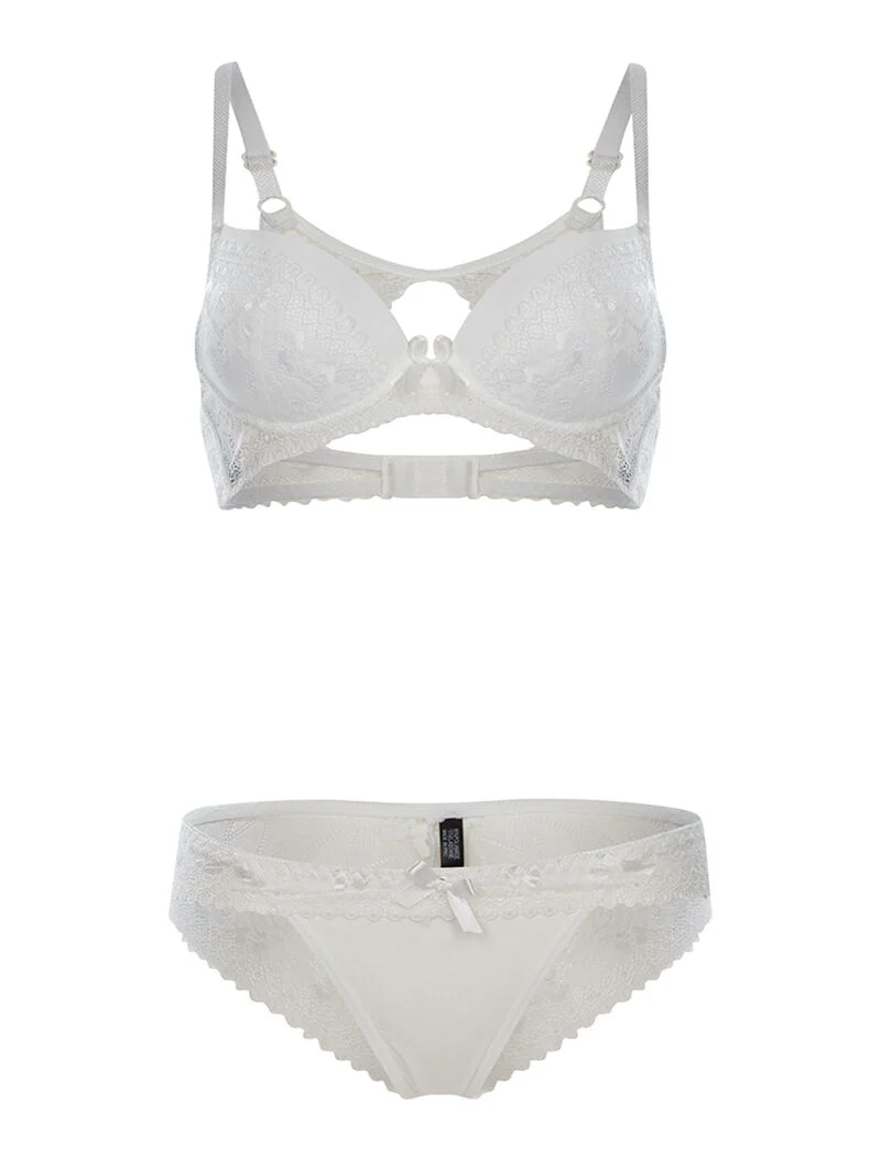 SG set met racerback en slip - wit