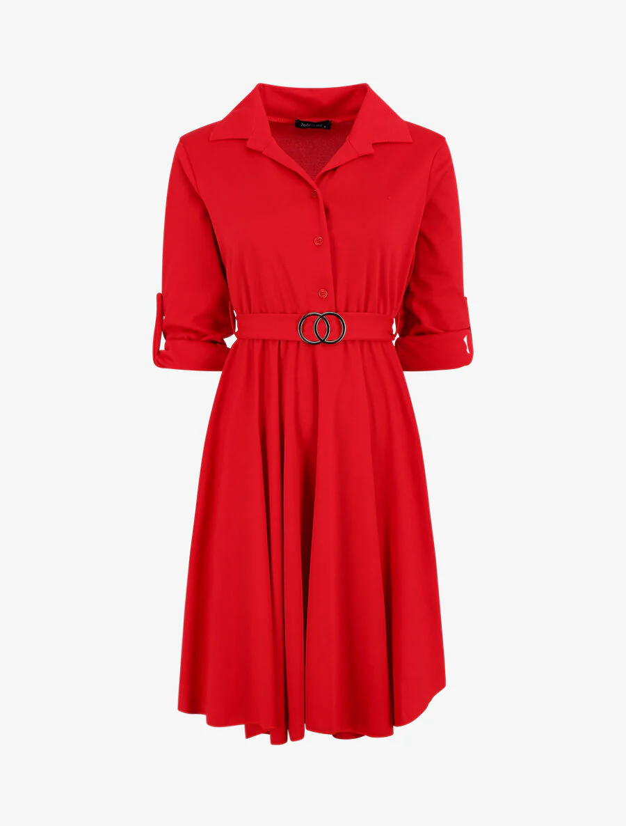 Skaterjurk overhemd - Rood