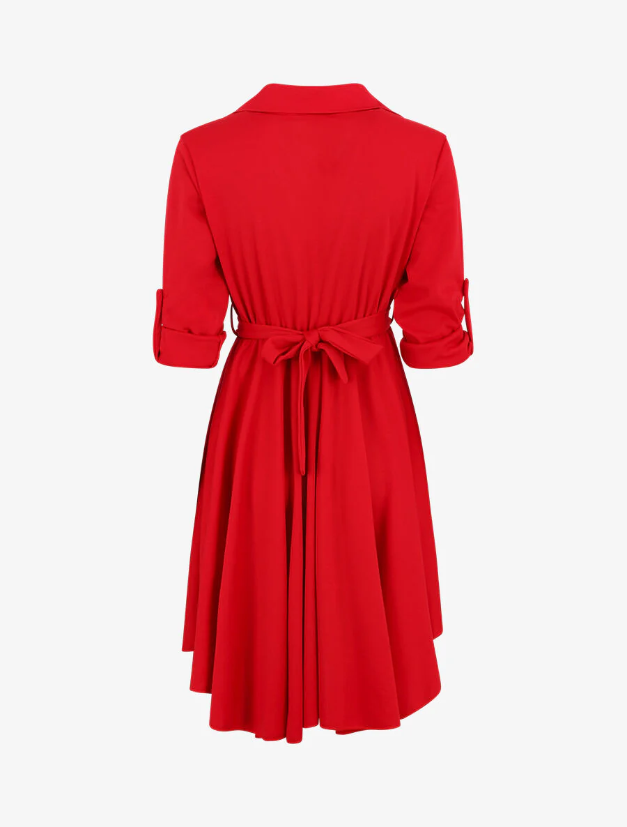 Skaterjurk overhemd - Rood - Image 2