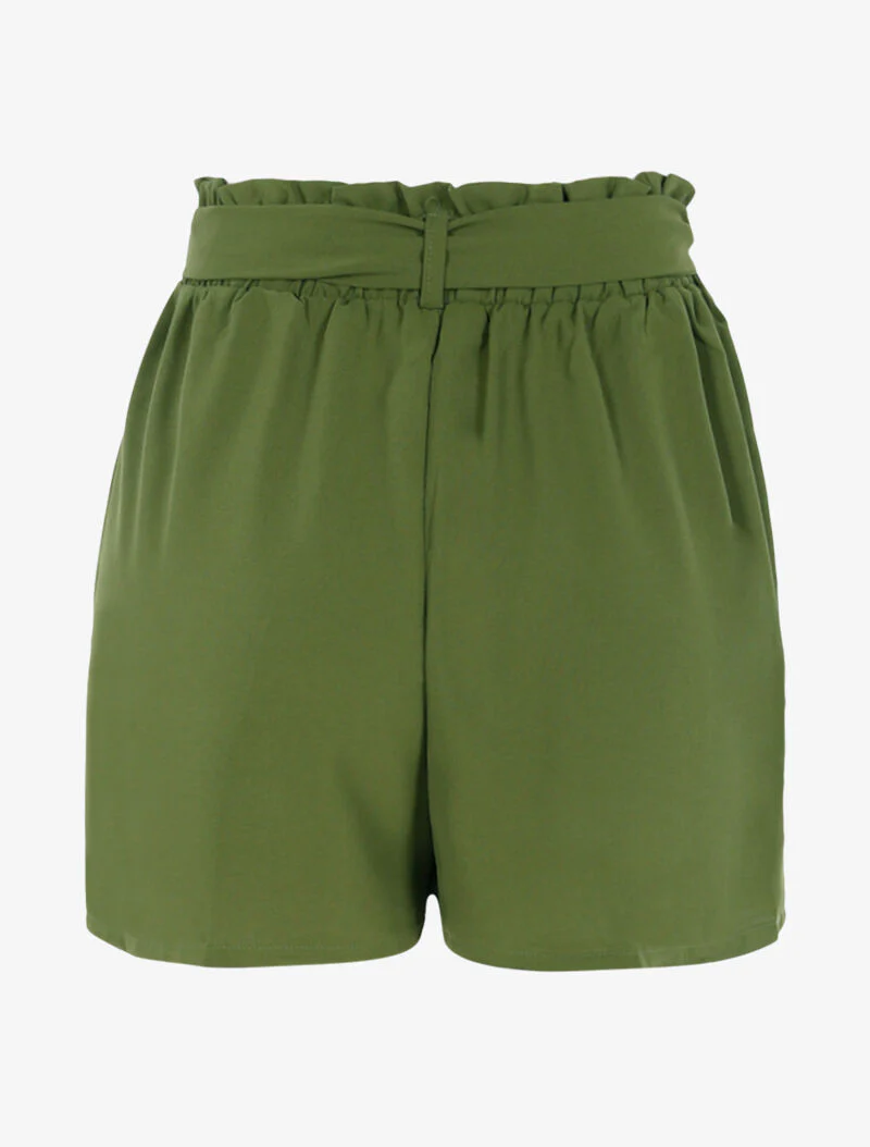 Losse pasvorm korte broek - kaki - Image 2