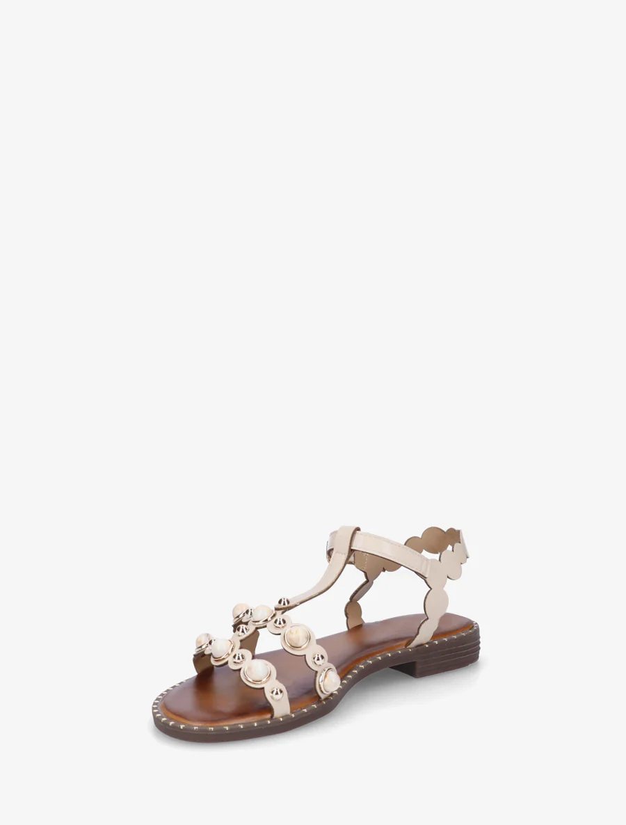 Sieraden en stenen sandalen - Beige - Image 3