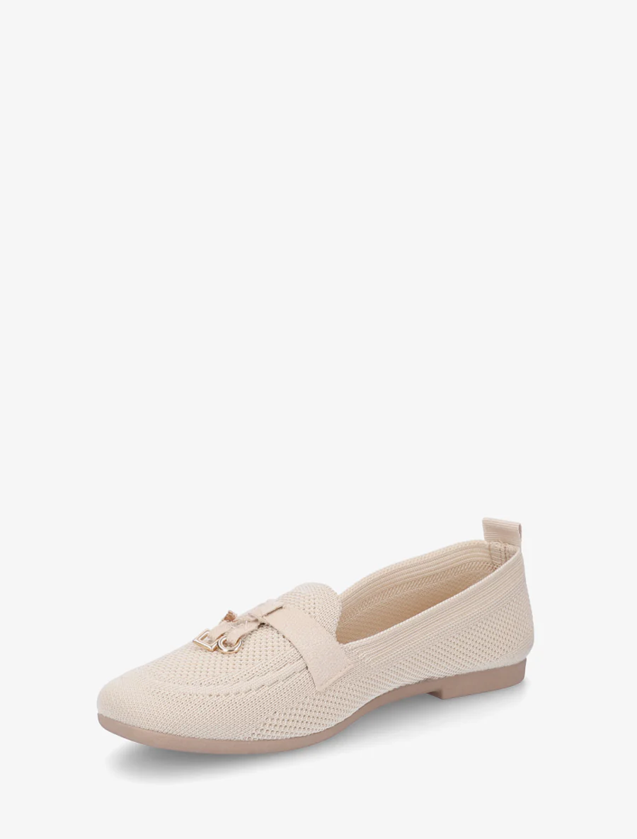 Sieraden stoffen mocassins - Beige - Image 3