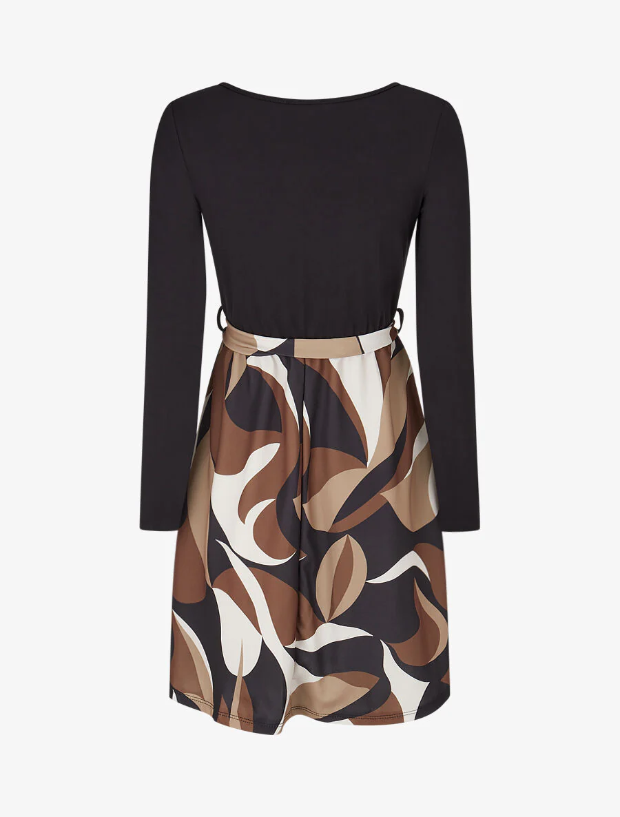 Skaterjurk met rok met print - zwart - Image 2