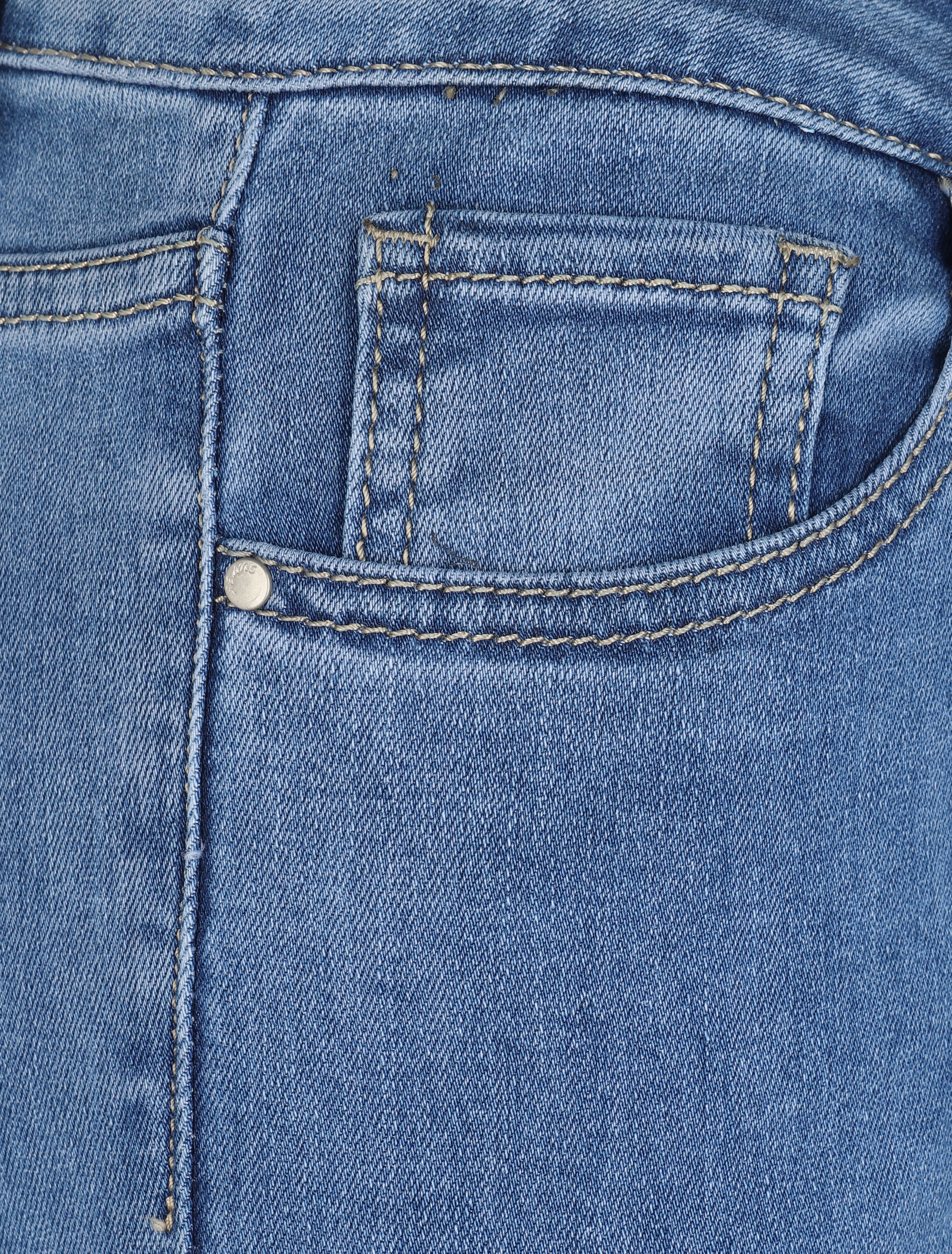 Skinny jeans effen en stretch - Blauw - Image 3