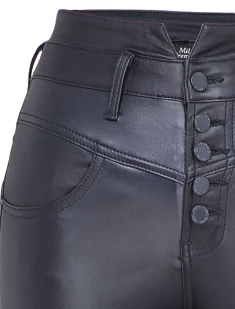 Gecoate skinny jeans - Marine - Image 5