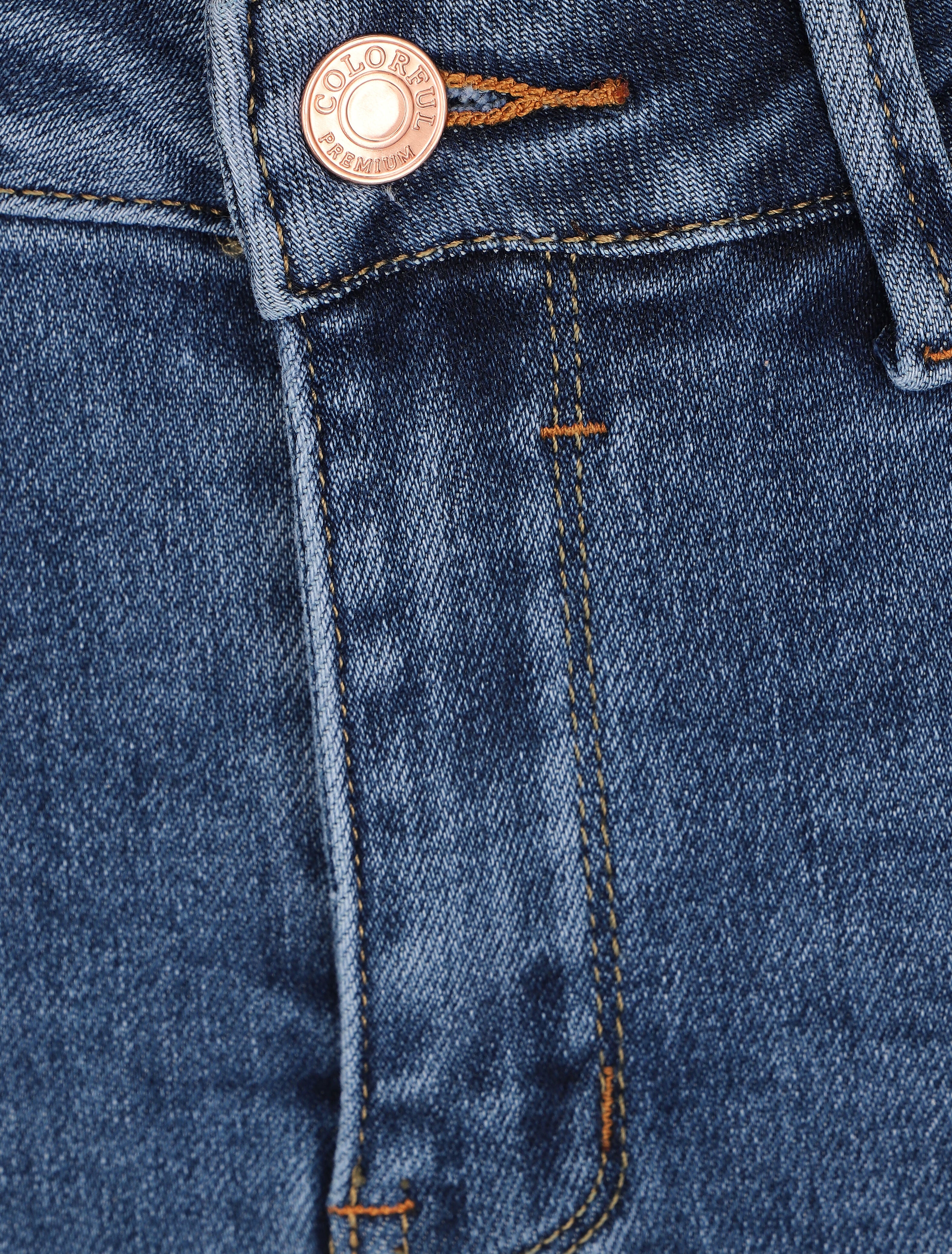 Skinny jeans met standaard taille - Blauw - Image 3