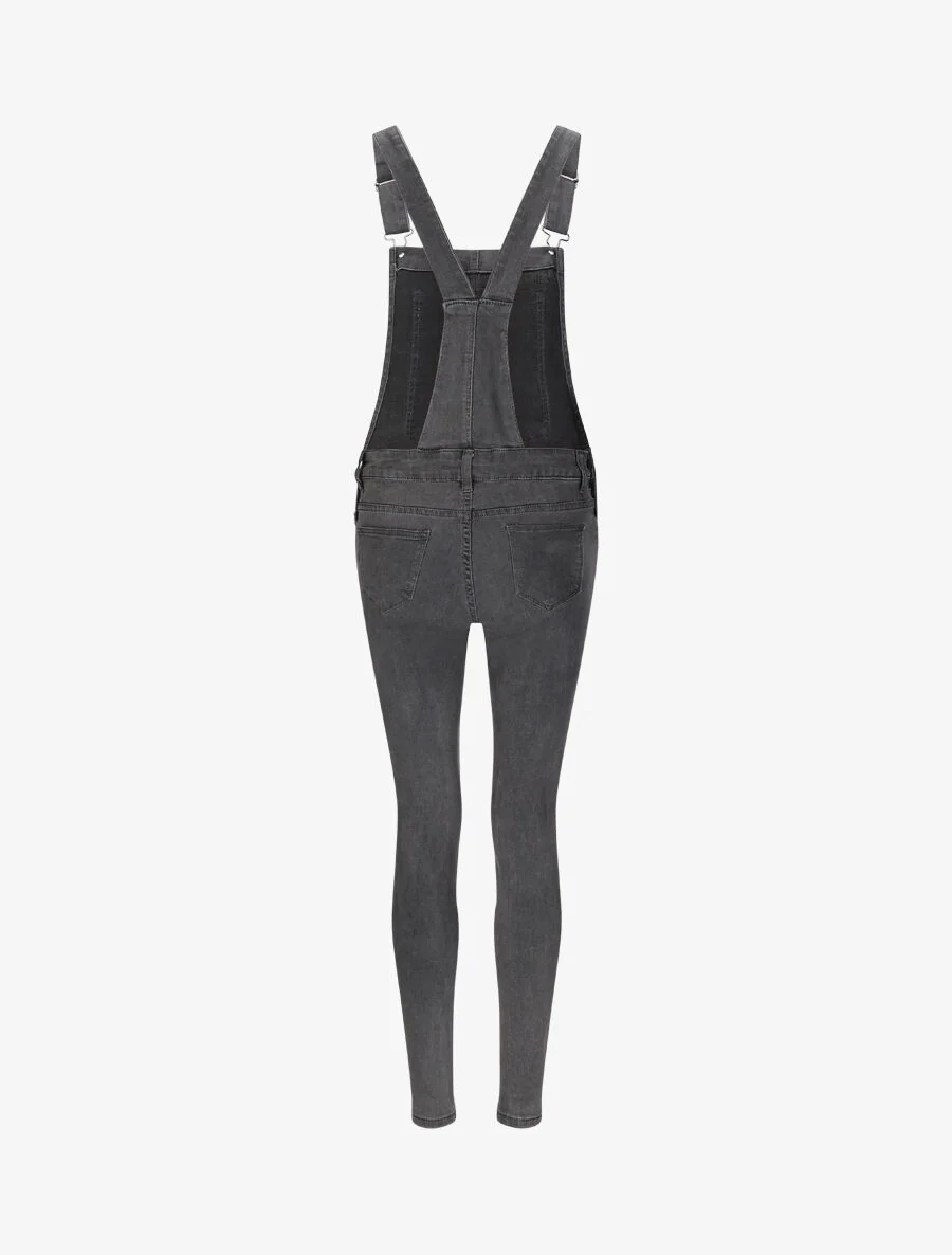 Skinny jeans overall - Grijs - Image 2