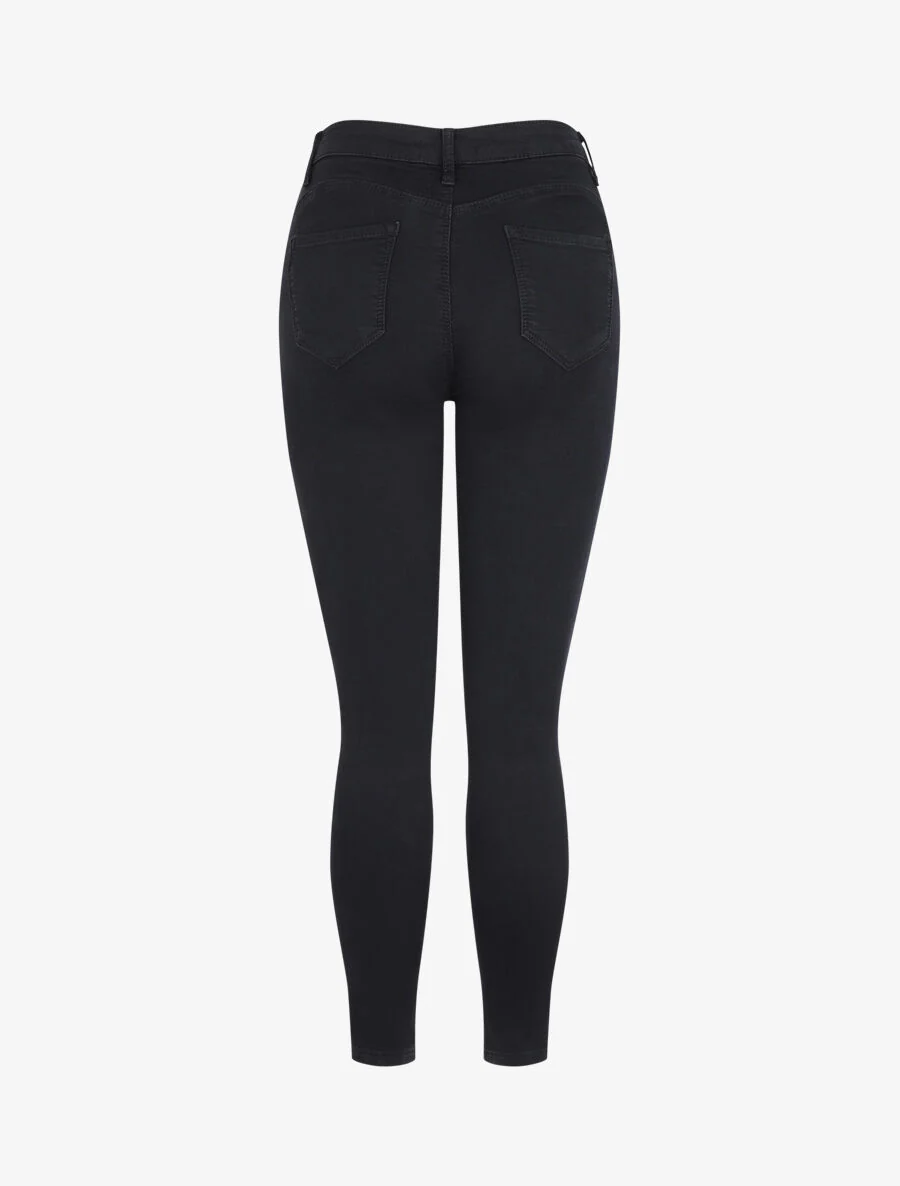 Skinny push up jeans met lage taille - Zwart - Image 2
