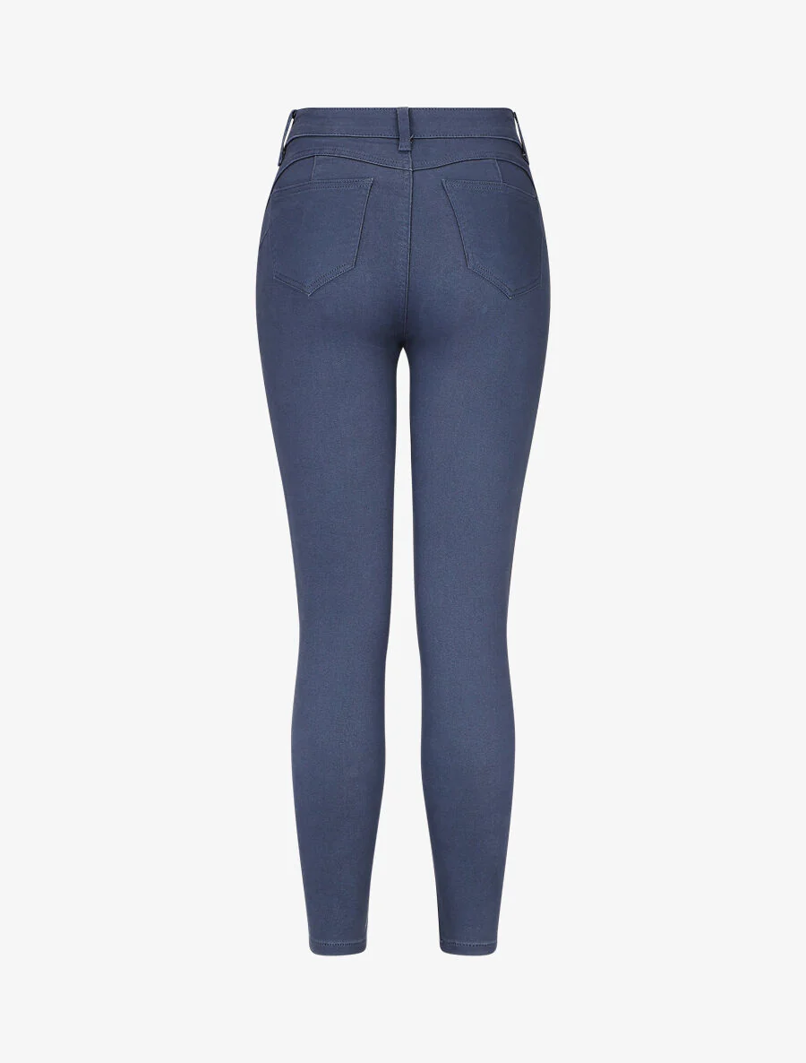 Skinny push-up 7/8 jeans - Blauw - Image 2