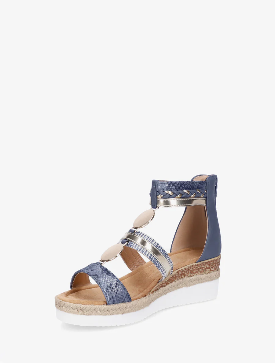 Sleehaksandalen met niet-passende bandjes - Blauw - Image 3
