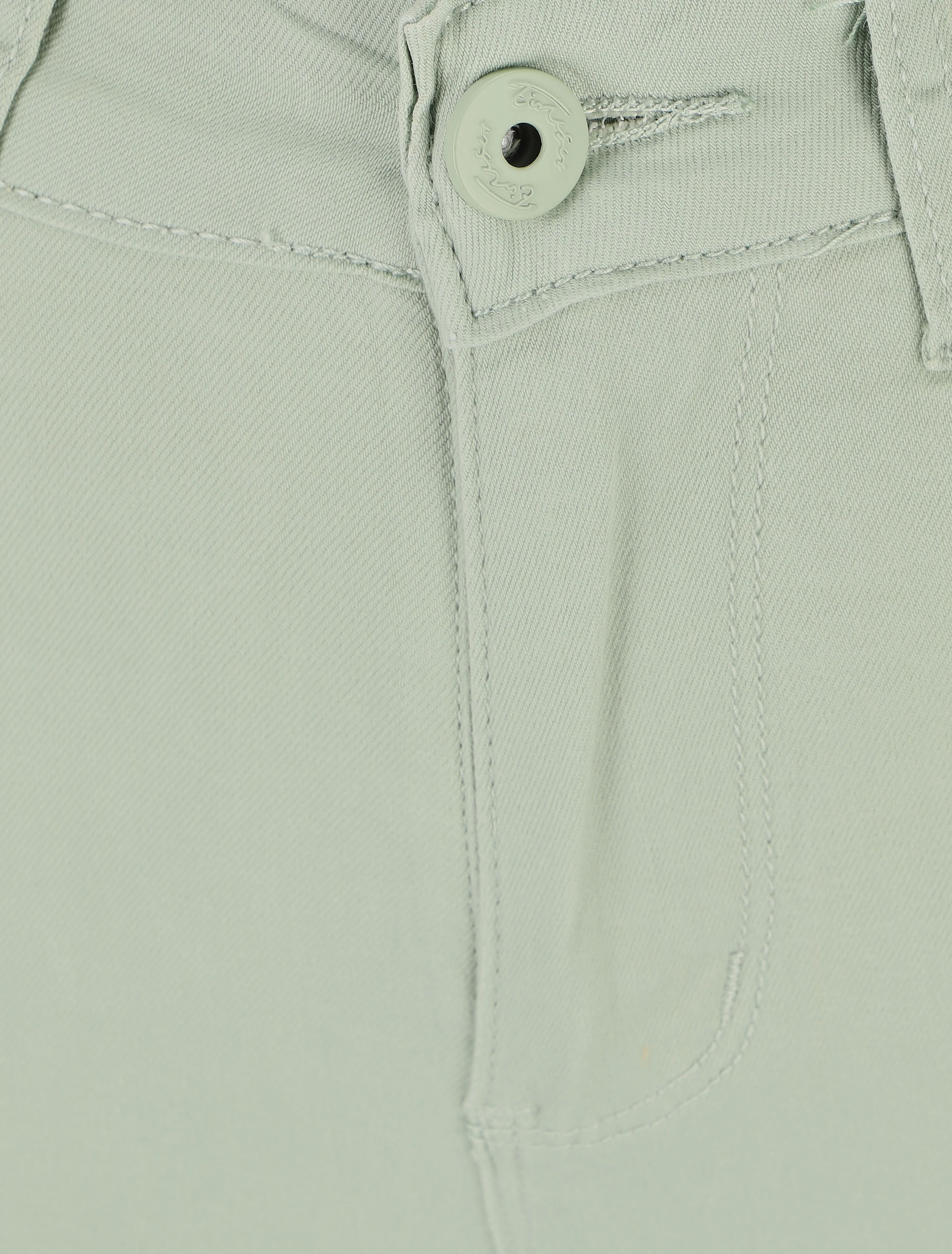 Slim fit effen jeans - watergroen - Image 3