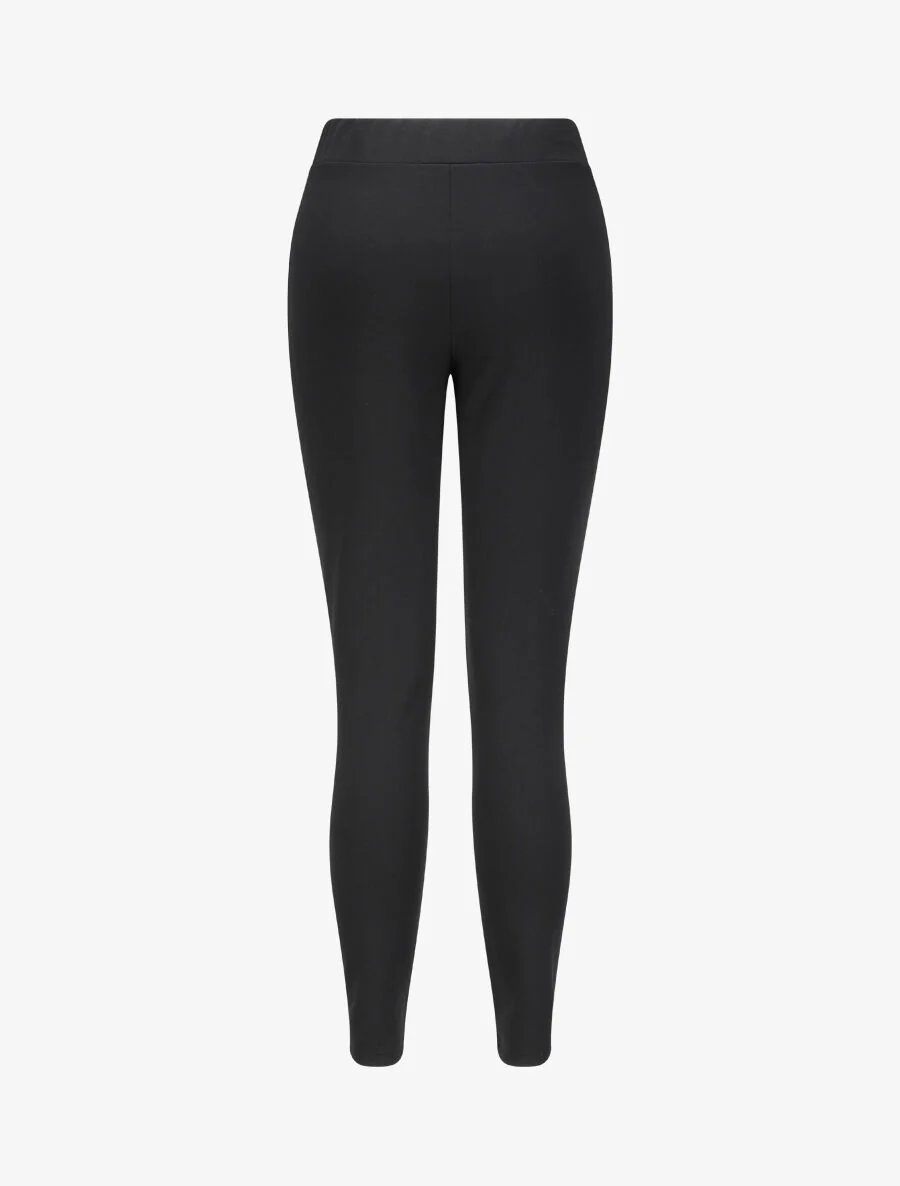 Slim fit elastische taillebroek - Zwart - Image 2