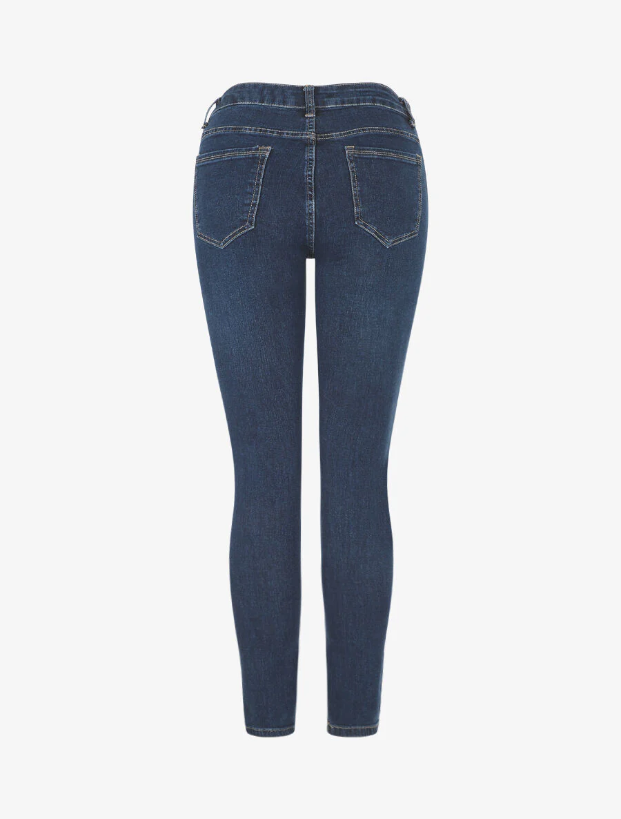Slim-fit jeans in grote maat - Onbewerkt blauw - Image 2