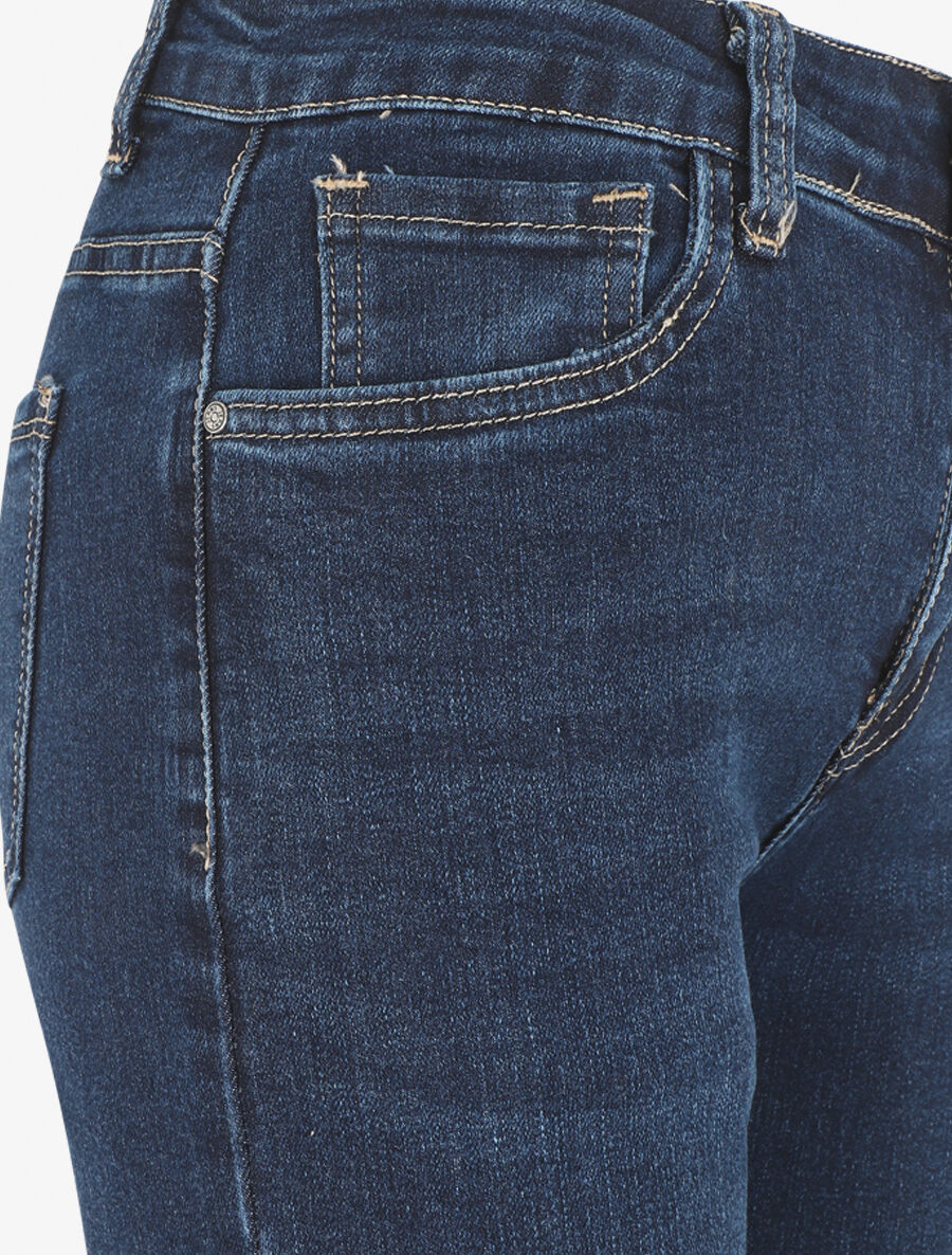 Slim-fit jeans in grote maat - Onbewerkt blauw - Image 3
