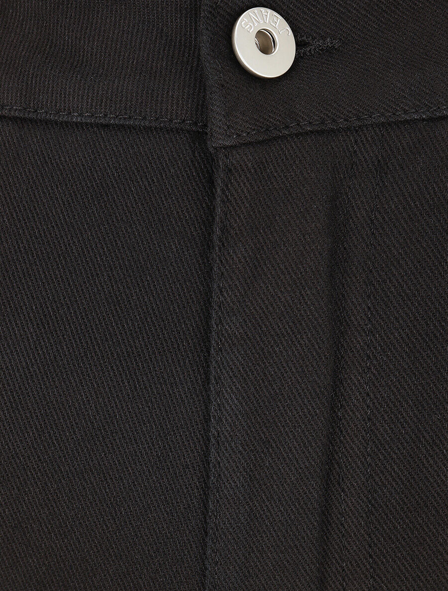 Slim fit jeans met hoge taille - Zwart - Image 3