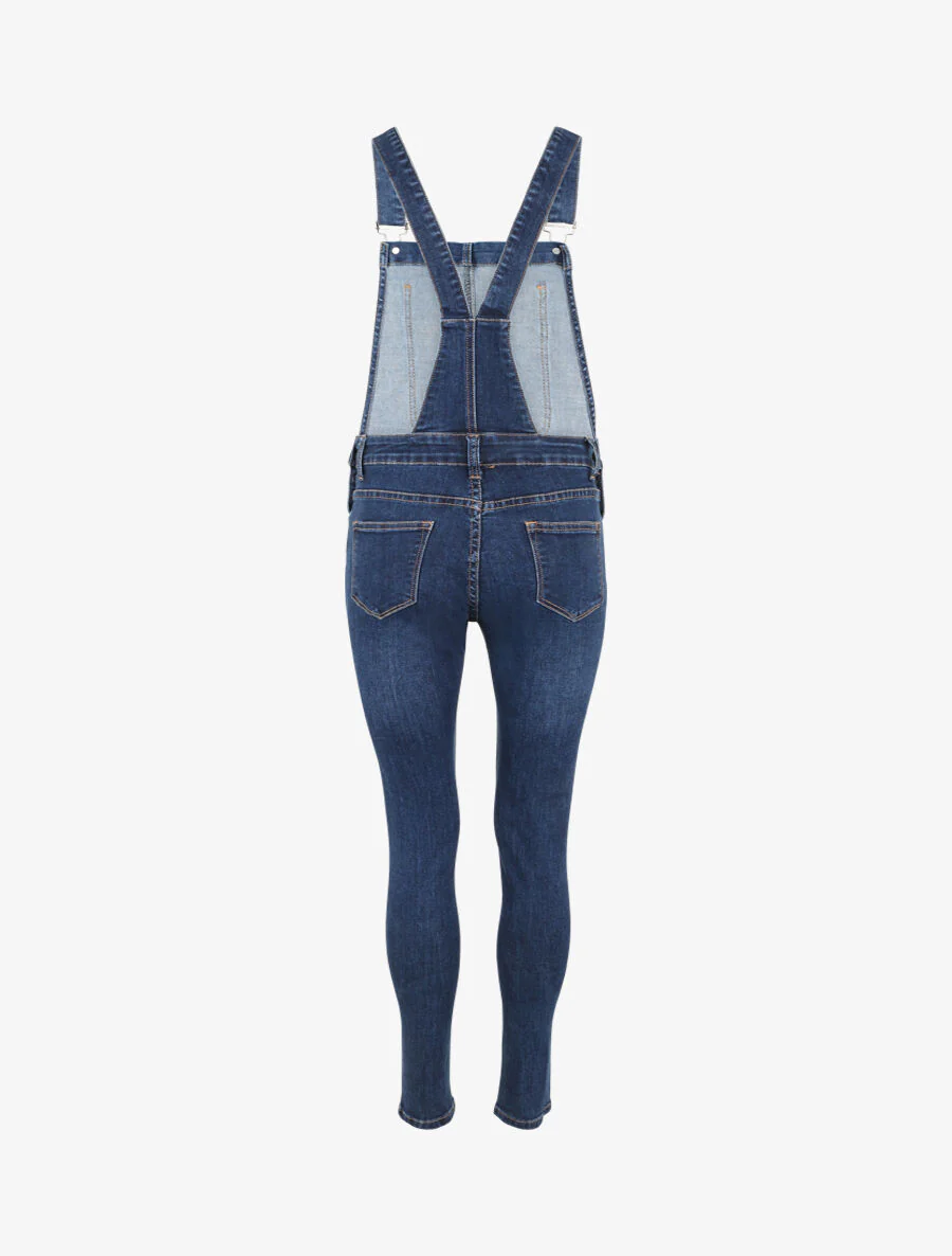 Slim fit jeans overall - Blauw denim - Image 2