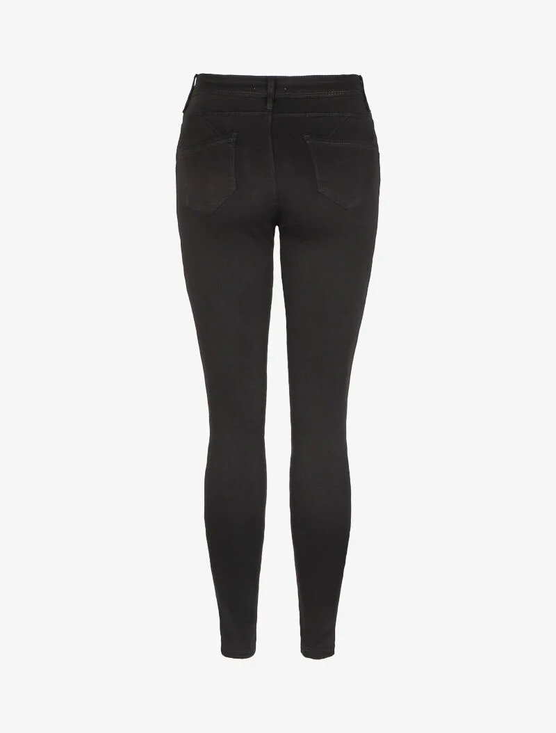 Slim fit stretch jeans - Zwart - Image 2