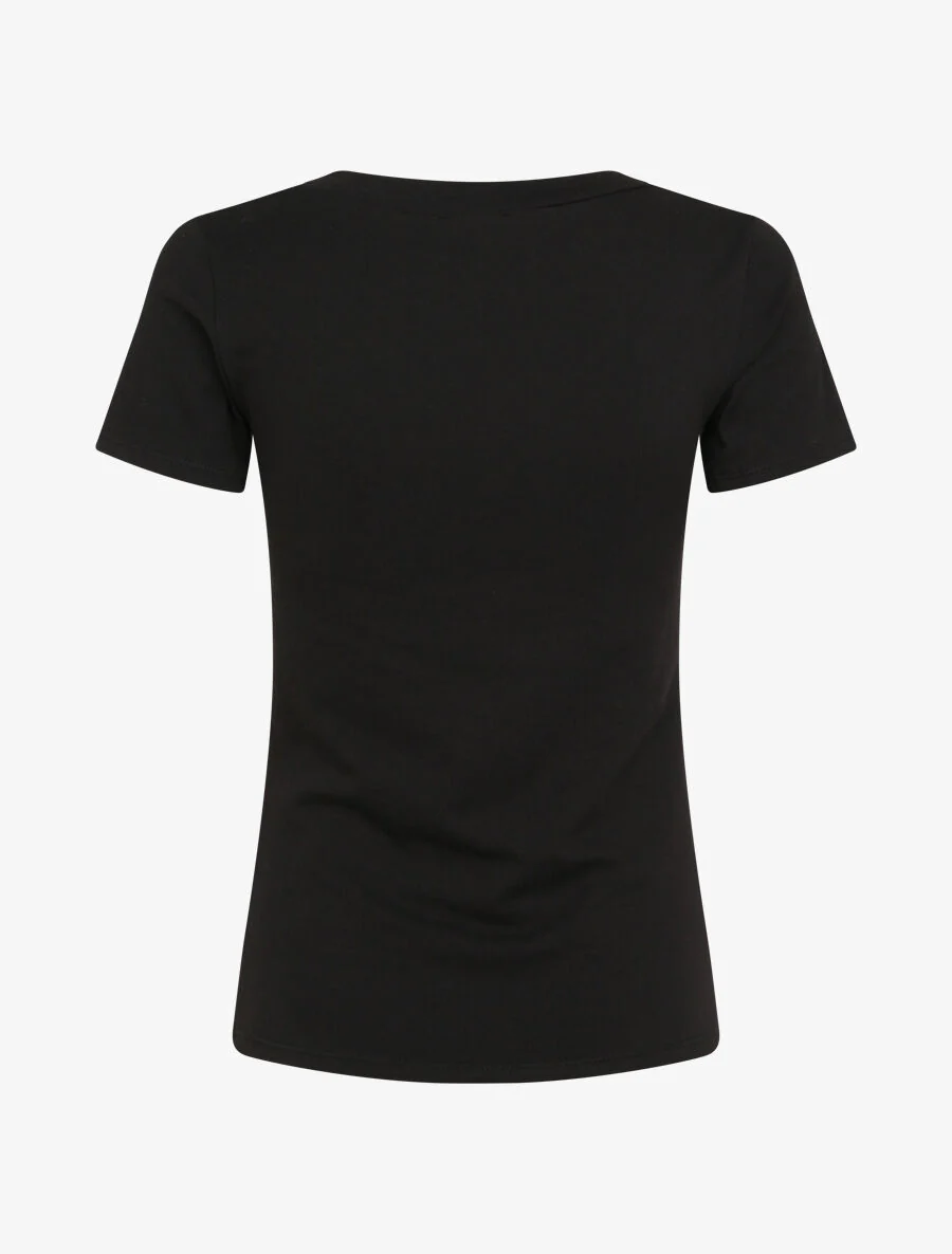 Slim T-shirt met Paris bedrukking - Zwart - Image 2