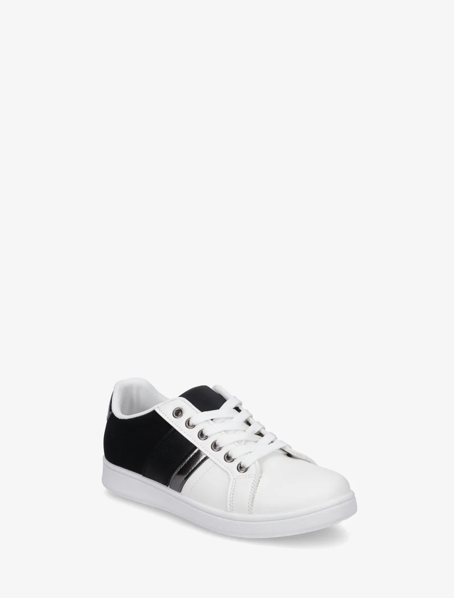 Sneakers met contrasterende strepen - Zwart - Image 2